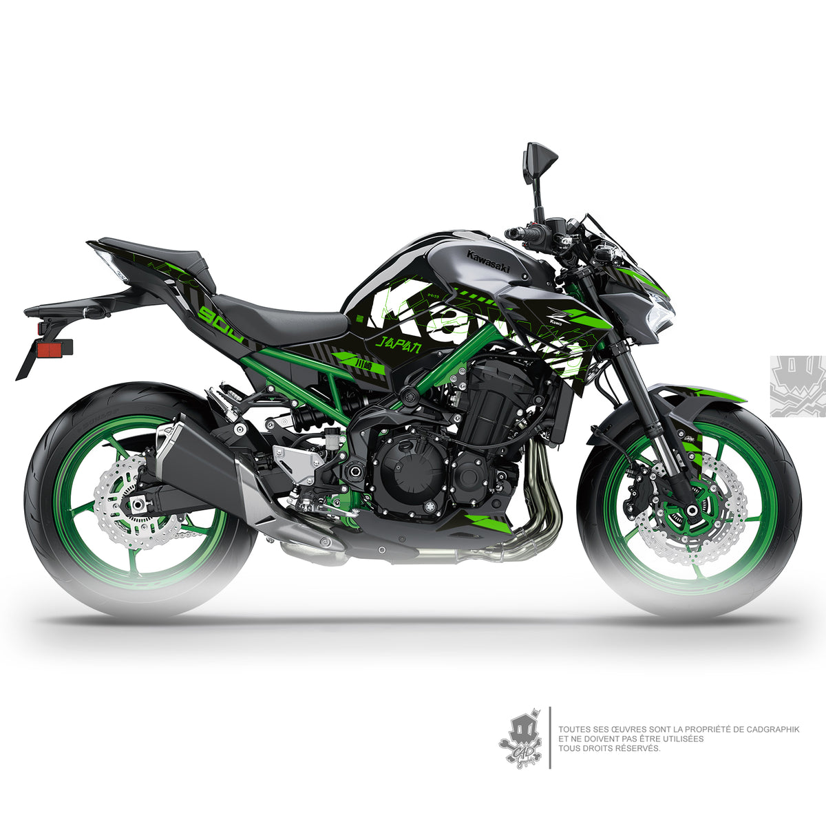 KAWASAKI KIT DÉCO - Z900 GRUNGE G