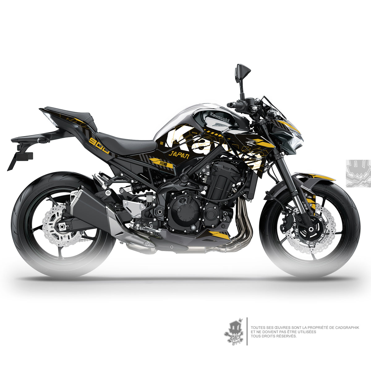 KAWASAKI KIT DÉCO - Z900 GRUNGE O