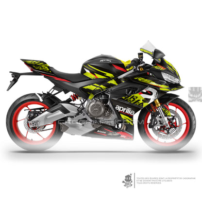 APRILIA KIT DÉCO - RS 660 - BACKGROUND ACIDE - ONLY 50