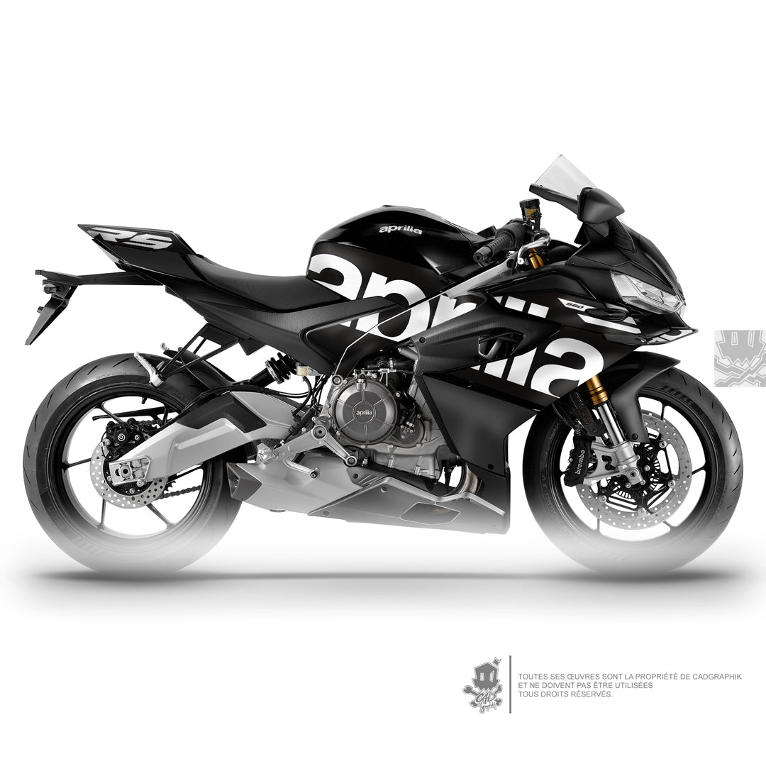 APRILIA KIT DÉCO - RS 660 25 PACK LOGO - WHI - ONLY X