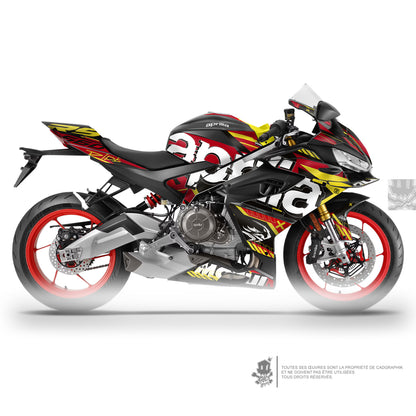 APRILIA KIT DÉCO - RS 660 - WIPEOUT 2  RED - ONLY 50