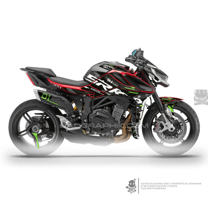 QJMOTOR KIT DÉCO - SRK 921 - DOWN GREEN