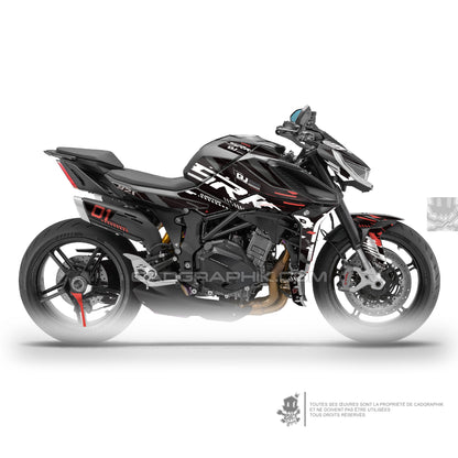 QJMOTOR KIT DÉCO - SRK 921 - DOWN RED