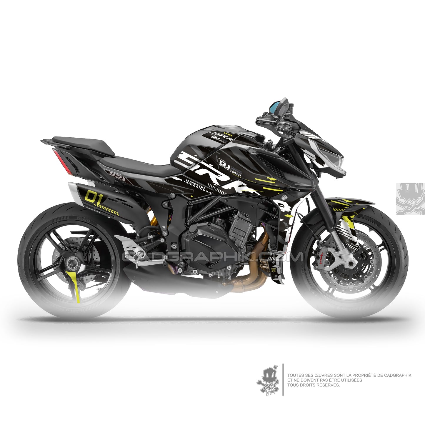 QJMOTOR KIT DÉCO - SRK 921 - DOWN