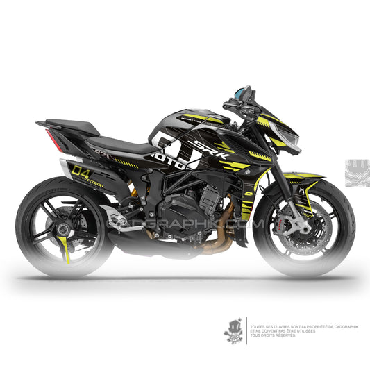 QJMOTOR KIT DÉCO - SRK 921  - RACE ACIDE