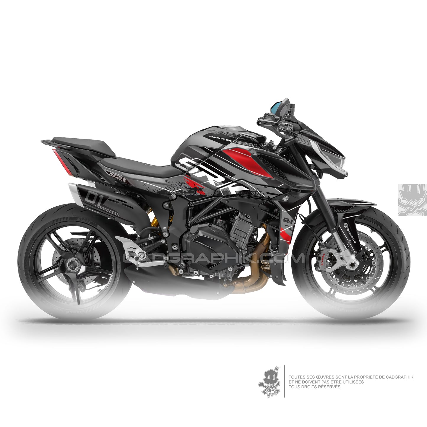 QJMOTOR KIT DÉCO - SRK 921  -  ASTRO G