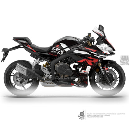 QJMOTOR KIT DÉCO - SRK 800 RR  - RACE SPEED RED