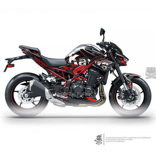 KIT DÉCO KAWAZAKI Z900 GRUNGE - R