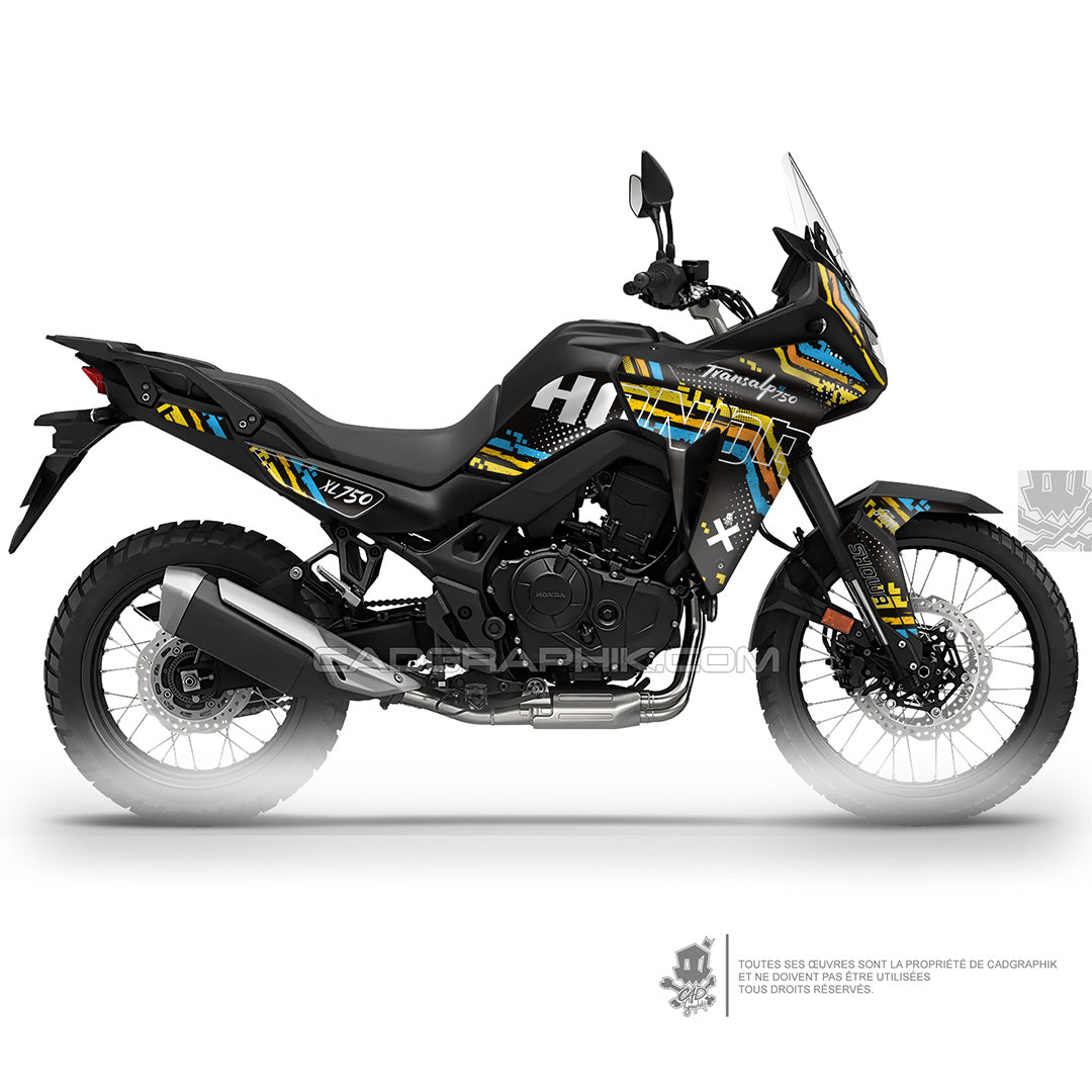 KIT DÉCO HONDA TRANSALP XL750 - KORAY ACIDE