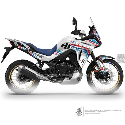 KIT DÉCO HONDA TRANSALP XL750 - KORAY WHITE