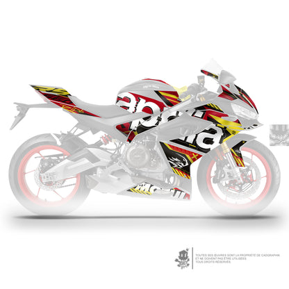 APRILIA KIT DÉCO - RS 660 - WIPEOUT 2  RED - ONLY 50