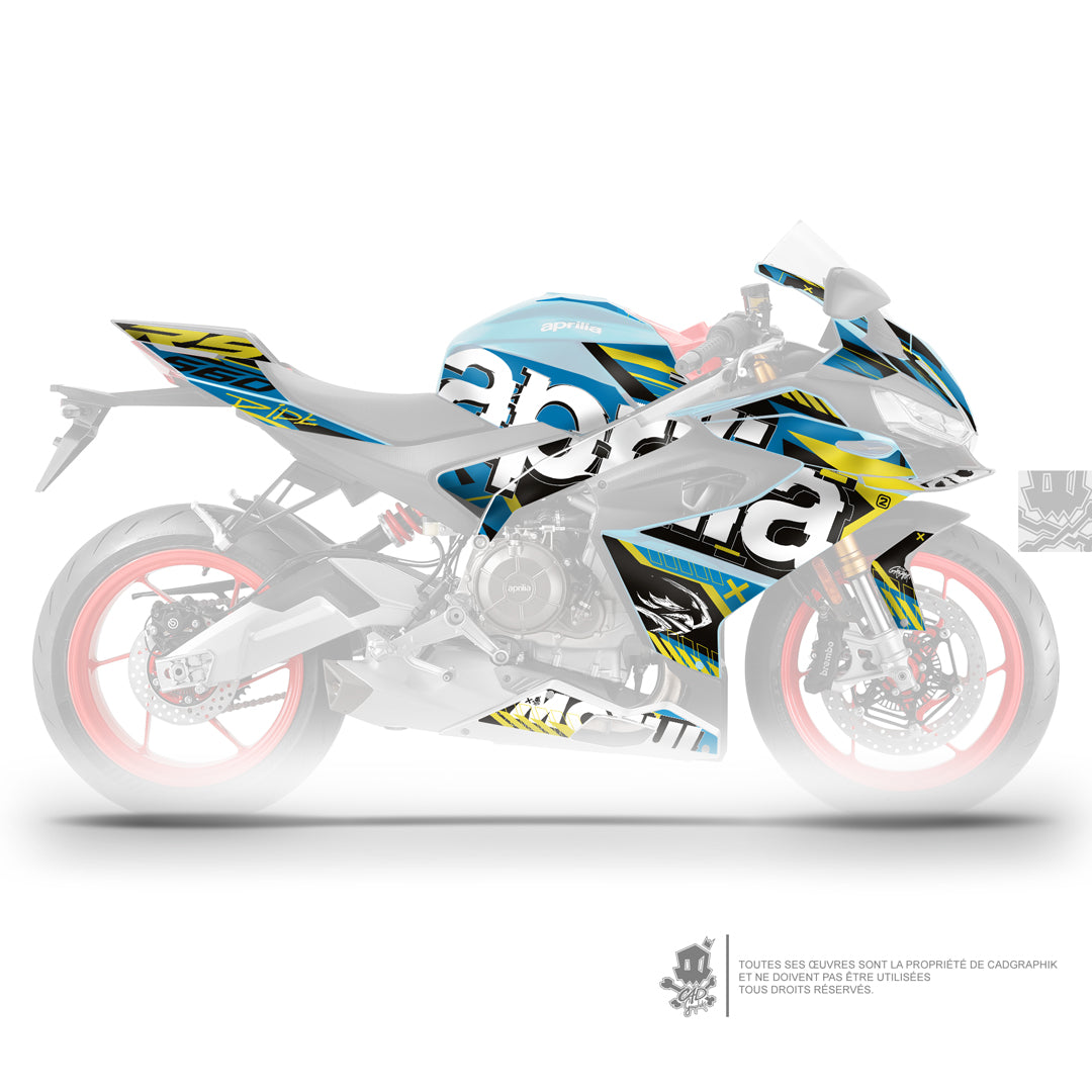 APRILIA KIT DÉCO - RS 660 - WIPEOUT 2 - ONLY 50
