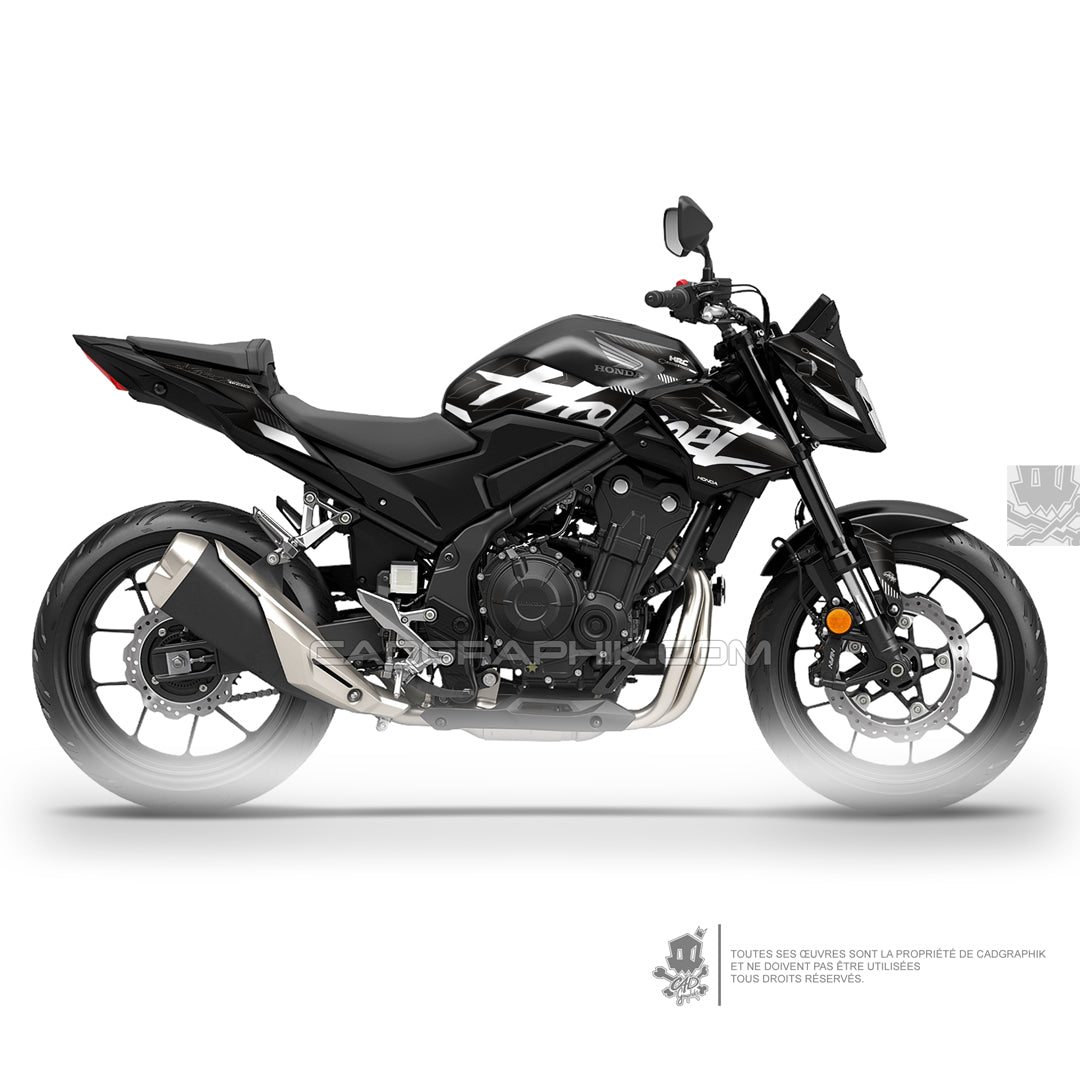 KIT DÉCO HONDA CB500 HORNET SCRIPT - WHITE