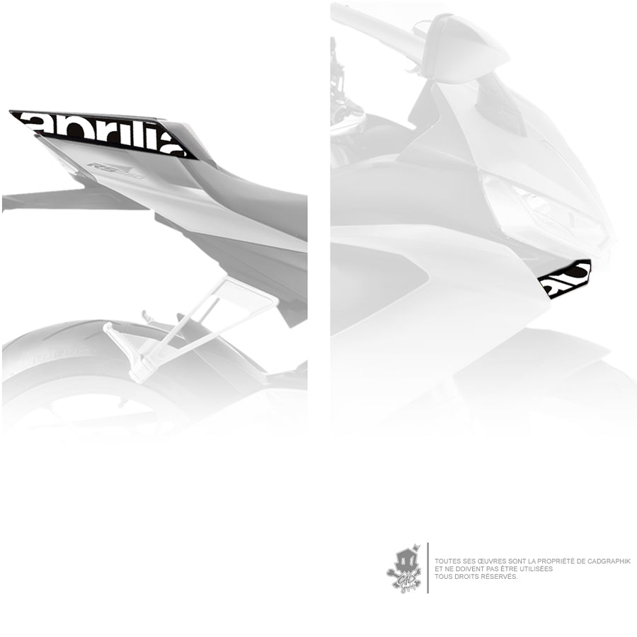 APRILIA - RS 660 WHITE PACK LOGO
